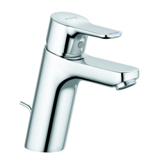 Смеситель KLUDI PURE&amp;EASY 372900565 для раковины на одно отверстие однорычажный с донным клапаном