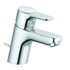 Смеситель KLUDI PURE&amp;EASY 372890565 для раковины на одно отверстие однорычажный с донным клапаном