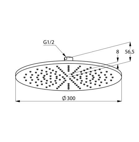 Верхний душ KLUDI A-QA 6433005-00
