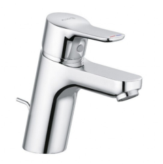 Смеситель KLUDI PURE&amp;EASY 372860565 для раковины на одно отверстие однорычажный с донным клапаном