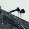 Смеситель KLUDI BOZZ BLACK SET 382443976S для раковины настенный встраиваемый со скрытой частью в комплекте