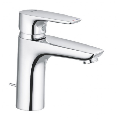 Смеситель KLUDI PURE&SOLID 342900575 для раковины на одно отверстие однорычажный с донным клапаном