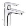 Смеситель KLUDI PURE&SOLID 342900575 для раковины на одно отверстие однорычажный с донным клапаном