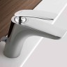 Смеситель KLUDI BALANCE 520230575 для раковины на одно отверстие однорычажный с донным клапаном