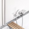 Смеситель KLUDI BALANCE 524450575 для ванны с изливом с подключением шланга