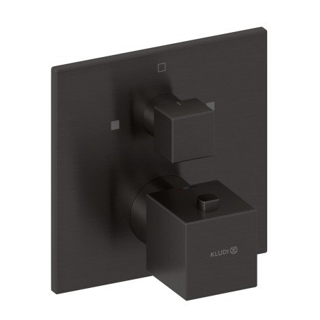 Термостат KLUDI DECUS 54810N275 для ванны и душа встраиваемый на 2 потребителя внешняя часть