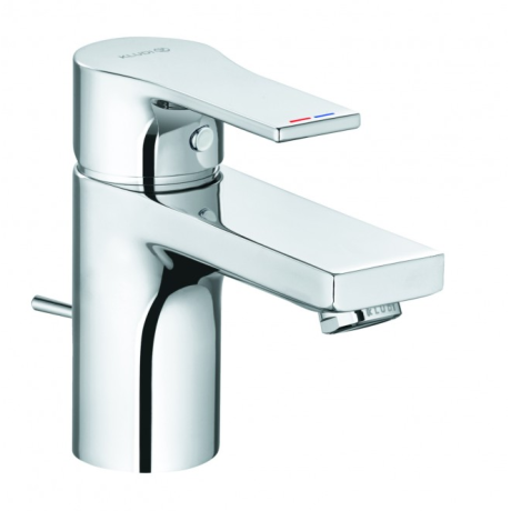 Смеситель KLUDI ZENTA SL 482600565 для раковины на одно отверстие однорычажный с донным клапаном
