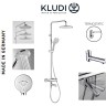 Душевая система KLUDI FRESHLINE 6708305-00 с термостатом с изливом