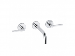 Смеситель KLUDI NOVA FONTE Puristic 201440515 для раковины настенный встраиваемый со скрытой частью