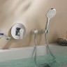 Смеситель KLUDI ZENTA SL 486500565 для ванны и душа встраиваемый внешняя часть с переключателем воды