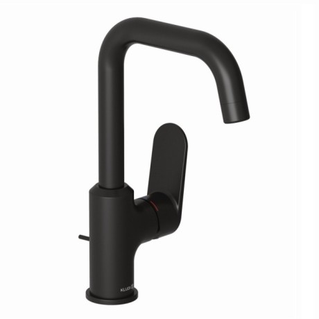 Смеситель KLUDI X1 320273975 для раковины на одно отверстие высокий с донным клапаном