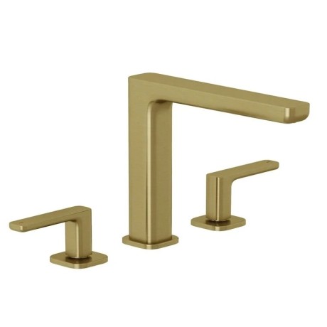 Смеситель KLUDI RENON 42393N075 для раковины на три отверстия двухвентильный