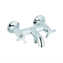 Смеситель KLUDI NOVA FONTE Déco 205400539 для ванны с изливом с подключением шланга