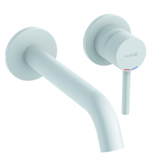 Смеситель KLUDI BOZZ WHITE 382455376 для раковины настенный встраиваемый внешняя часть