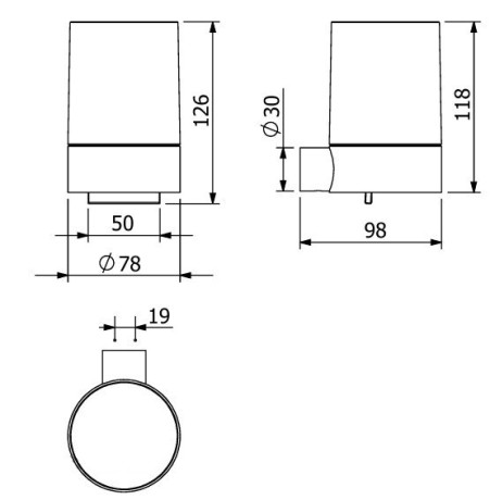 Дозатор KLUDI VELA R 58976N5 подвесной