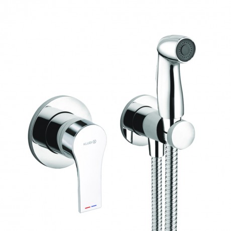 Гигиенический душ KLUDI ZENTA 489990565 со смесителем со встраиваемой частью