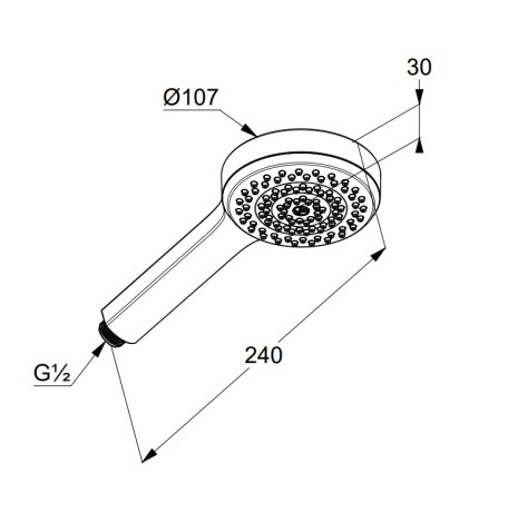 Душевая лейка KLUDI DIVE 6881039-00