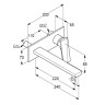 Смеситель KLUDI DECUS 54245N075 для раковины настенный встраиваемый внешняя часть
