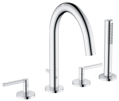 Смеситель KLUDI NOVA FONTE Puristic 204250515 для ванны на бортик