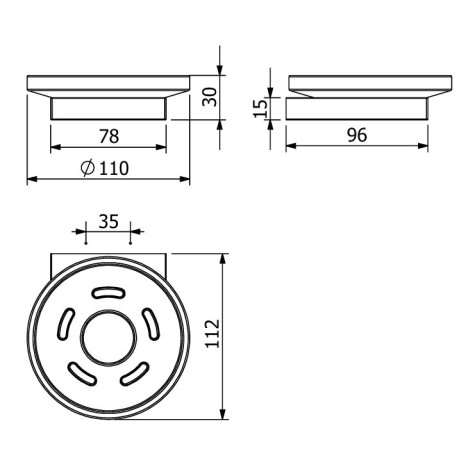 Мыльница KLUDI VELA C 3198553 подвесная