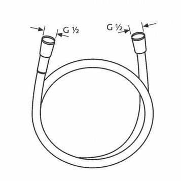 Душевой шланг KLUDI SUPARA 125 см 6107139-00