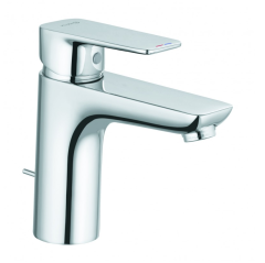 Смеситель KLUDI PURE&amp;STYLE 402900575 для раковины на одно отверстие однорычажный с донным клапаном