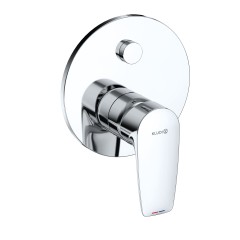Смеситель KLUDI PURE&SOLID 347590575 для ванны и душа встраиваемый внешняя часть с автоматическим переключателем воды PUSH&SWITCH