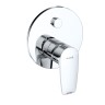 Смеситель KLUDI PURE&SOLID 347590575 для ванны и душа встраиваемый внешняя часть с автоматическим переключателем воды PUSH&SWITCH