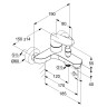 Смеситель KLUDI X1 326910575 для ванны с изливом с подключением шланга