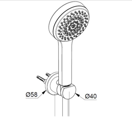 Душевой гарнитур KLUDI DIVE 6885005-00