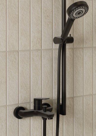 Смеситель KLUDI X1 326913975 для ванны с изливом с подключением шланга