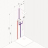 KLUDI AMEO, душевой комплект со смесителем для душа, арт. 416400575 (старый артикул)