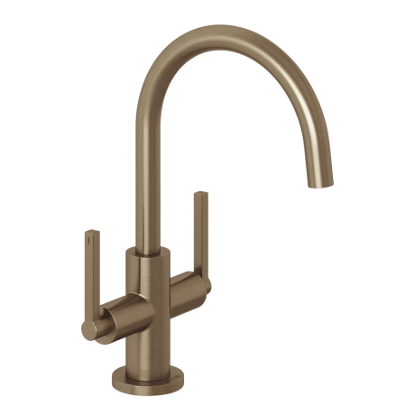 Смеситель KLUDI NOVA FONTE Puristic 20118N115 для раковины на одно отверстие двухвентильный с донным клапаном
