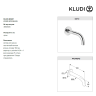 Комплект для душа KLUDI BOZZ 386340576 10 в 1 верхний душ 250 мм