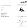 Комплект для душа KLUDI BOZZ 386340576 10 в 1 верхний душ 250 мм