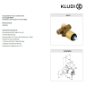 Комплект для душа KLUDI BOZZ 386340576 10 в 1 верхний душ 250 мм