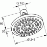 Верхний душ KLUDI A-QA 6651105-00