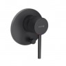 Смеситель KLUDI BOZZ BLACK 387163976 для ванны и душа встраиваемый внешняя часть с переключателем воды